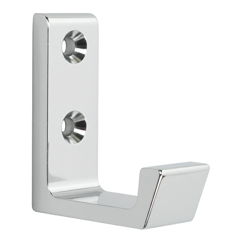 Garderobenhaken Aluminium-Profil poliert Mantelhaken