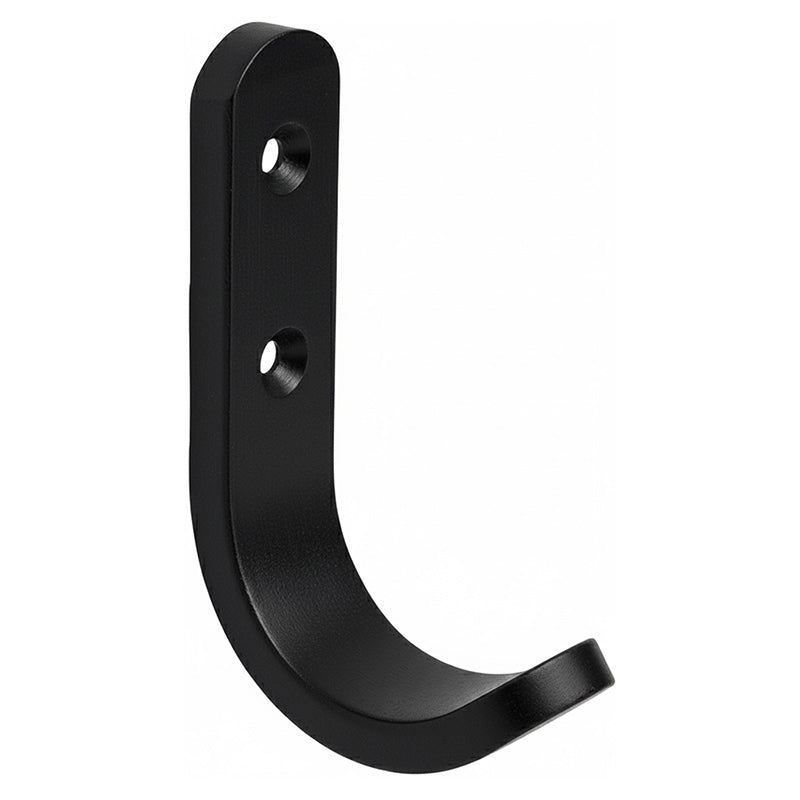 Garderobenhaken Aluminium-Band Matelhaken schwarz