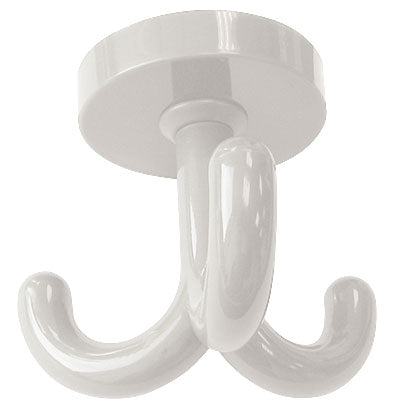 Garderoben-Drehhaken Kunststoff mit 2 Haken