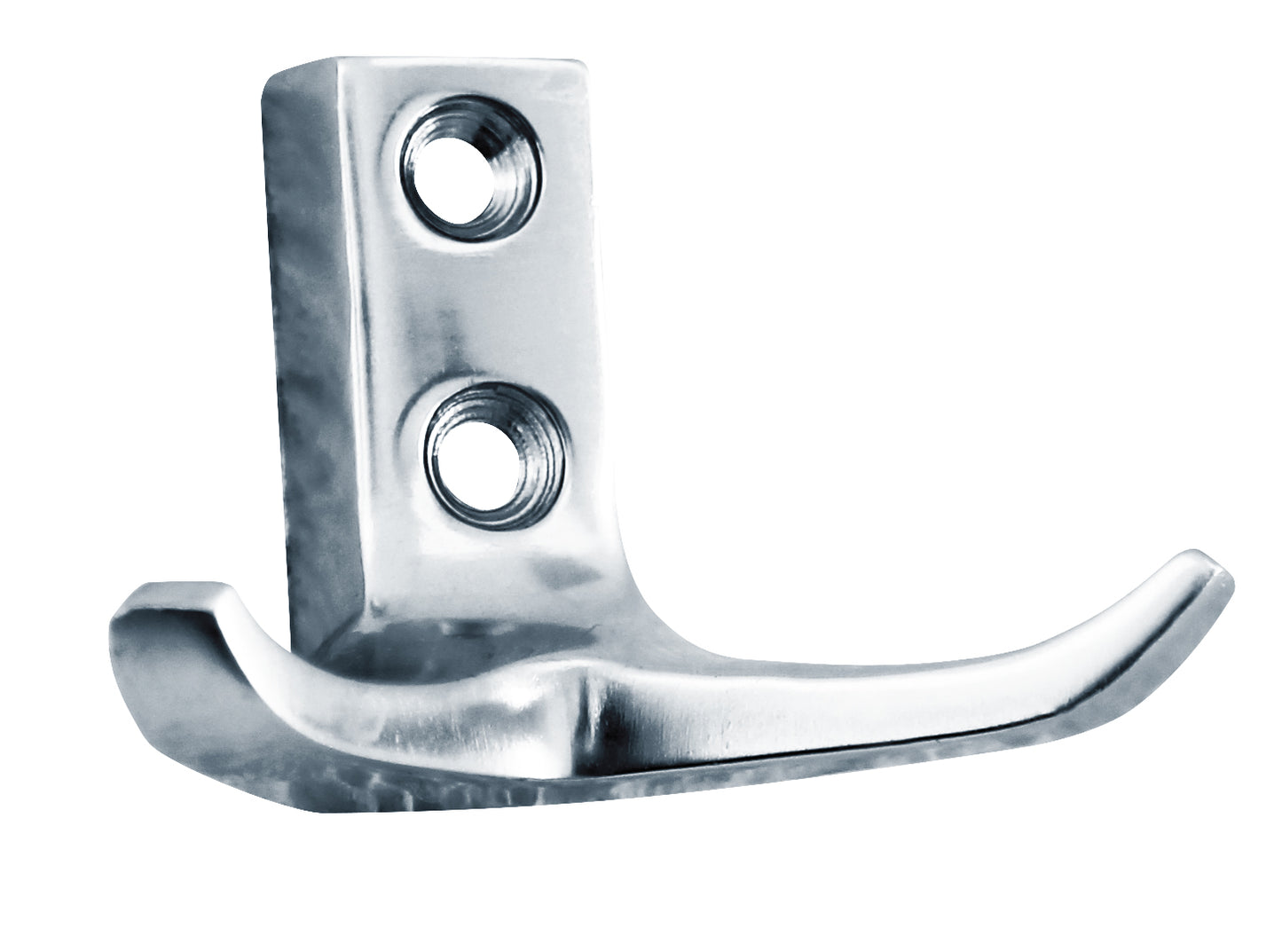 Garderobenhaken Aluminium-Guss Huthaken poliert