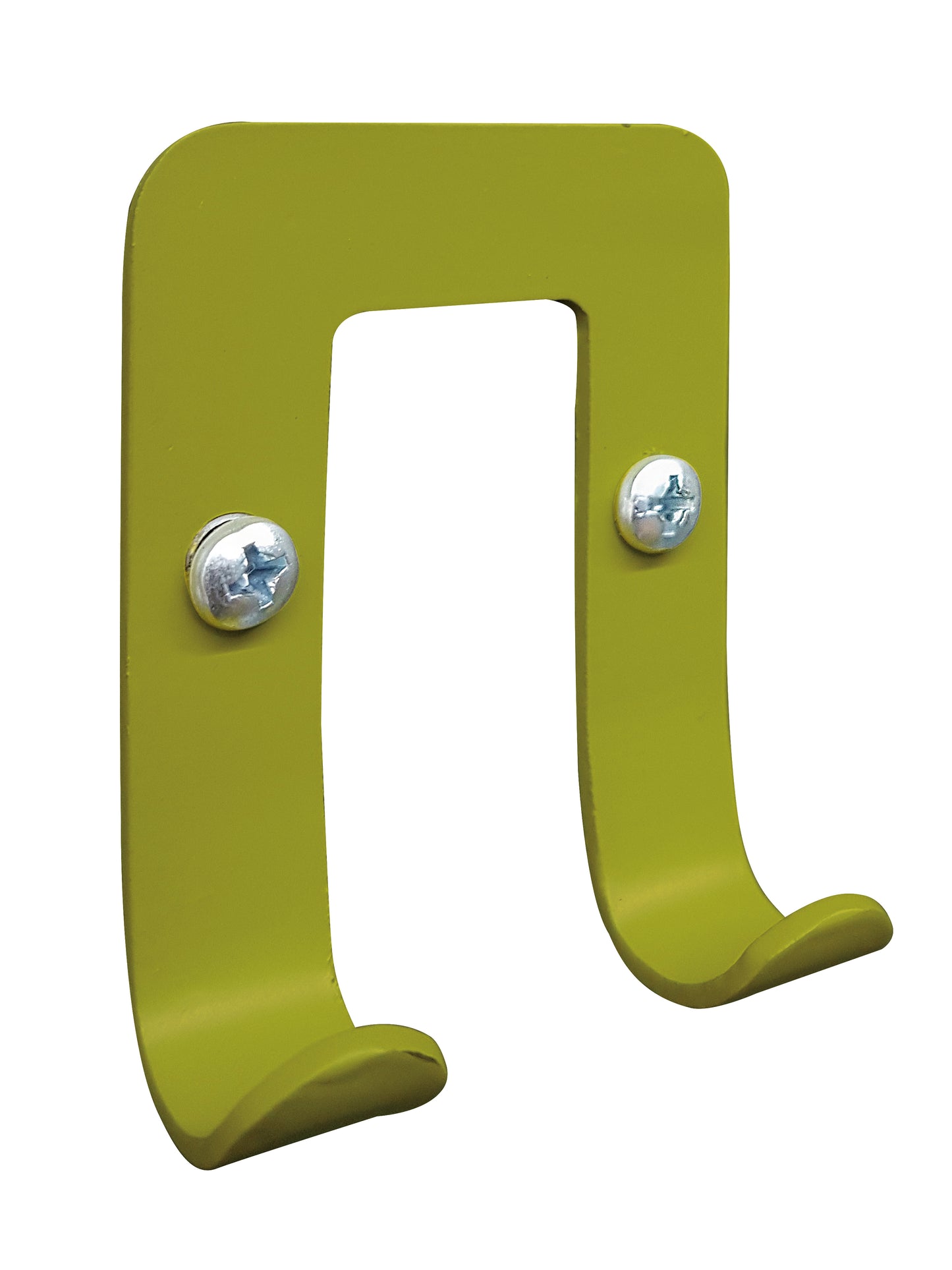 Garderobenhaken Eisen grün Huthaken poliert