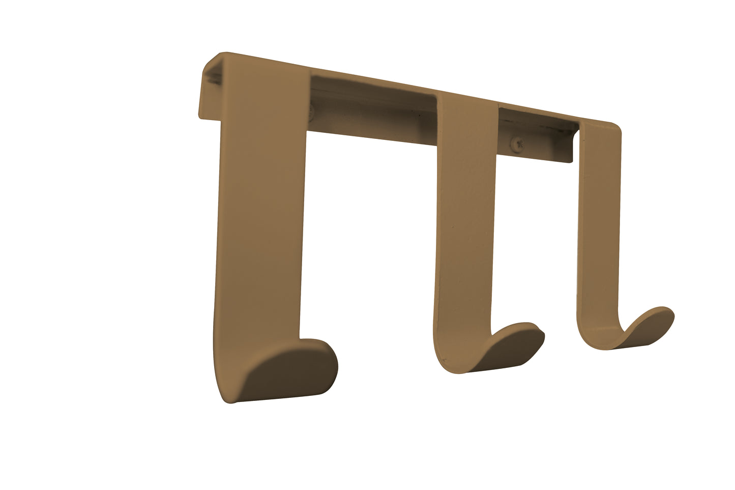 Tür-Garderoben mit 3 Haken Eisen cremeweiß