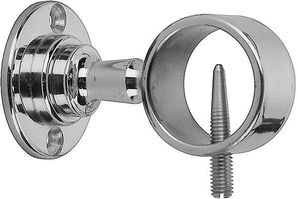 Seilhalter mit Schraublöchern Messing brüniert Ø 30 mm