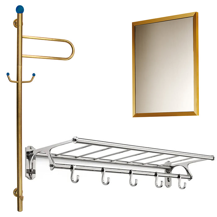 Garderoben-Sets Messing