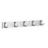 Silber eloxiert, 5 Haken