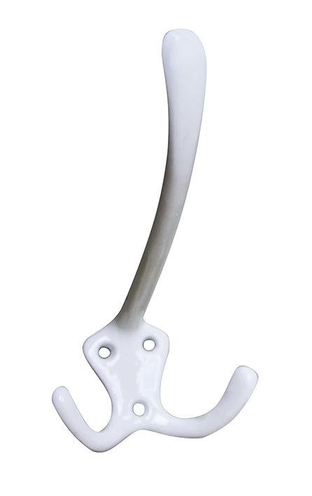Garderobenhaken Aluminium-Guss Huthaken poliert leicht