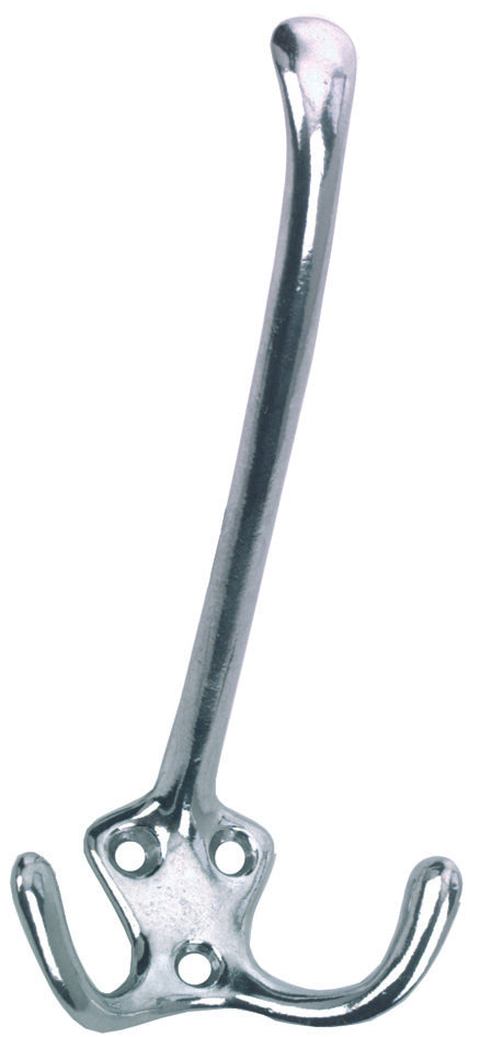 Garderobenhaken Aluminium-Guss Huthaken poliert leicht