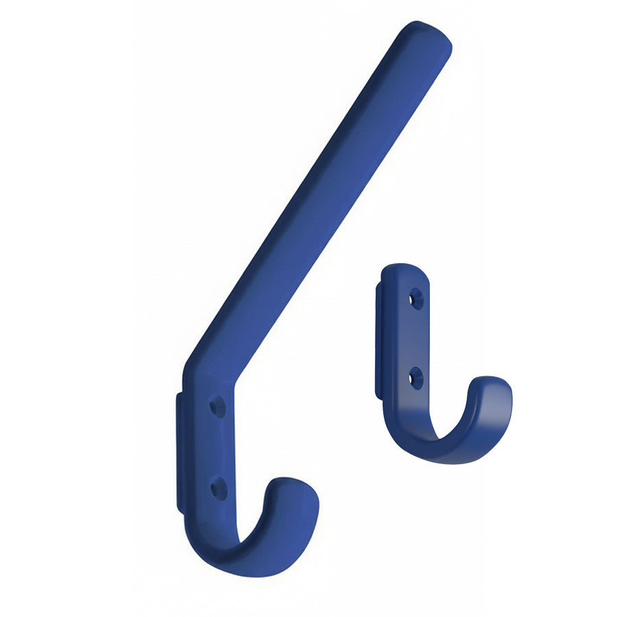 Garderobenhaken Kunststoff Blau/Weiß/Schwarz