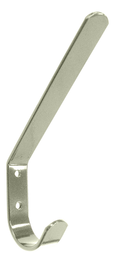 Garderobenhaken Stahl schwarz Huthaken poliert