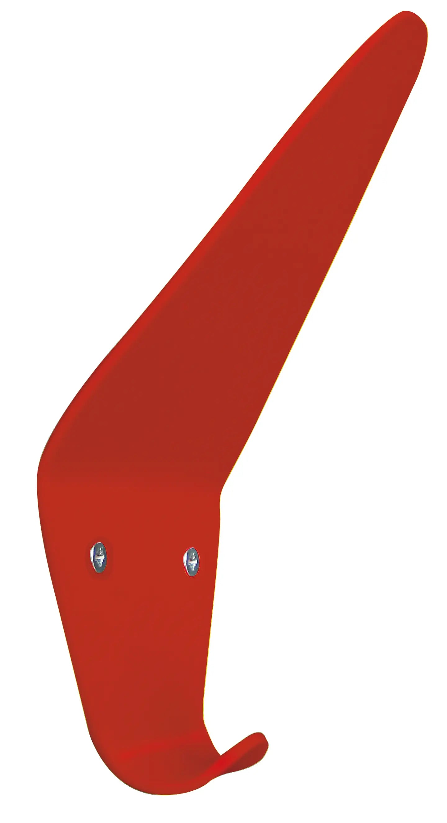 Huthaken "Arosa" in origineller Rautenform in der Farbe Rot.