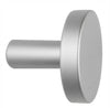 Scheibenhaken groß, silber eloxiert