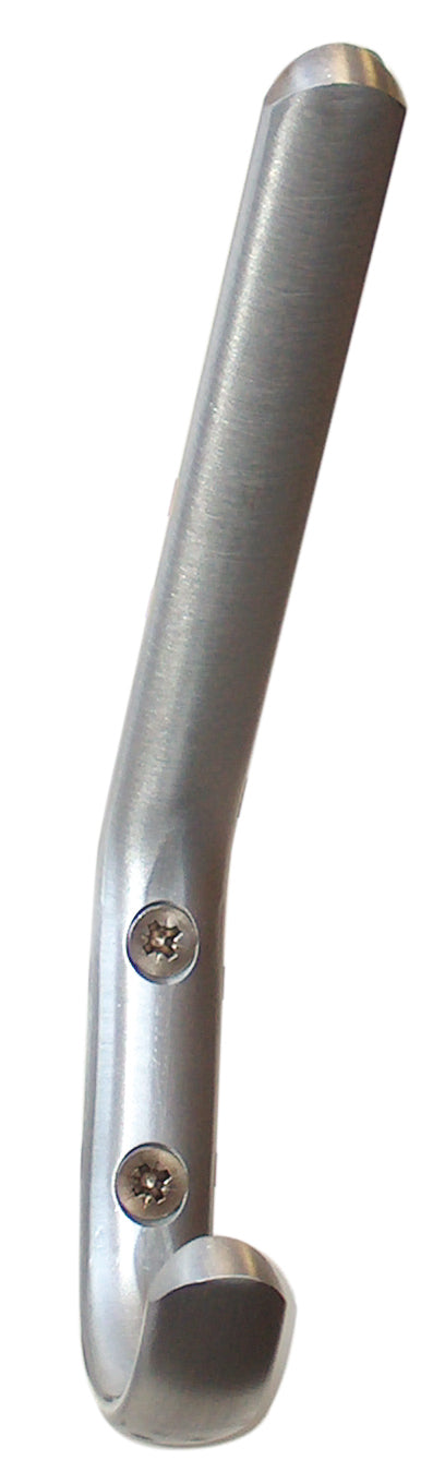 Garderobenhaken Aluminium Ovalprofil verchromt