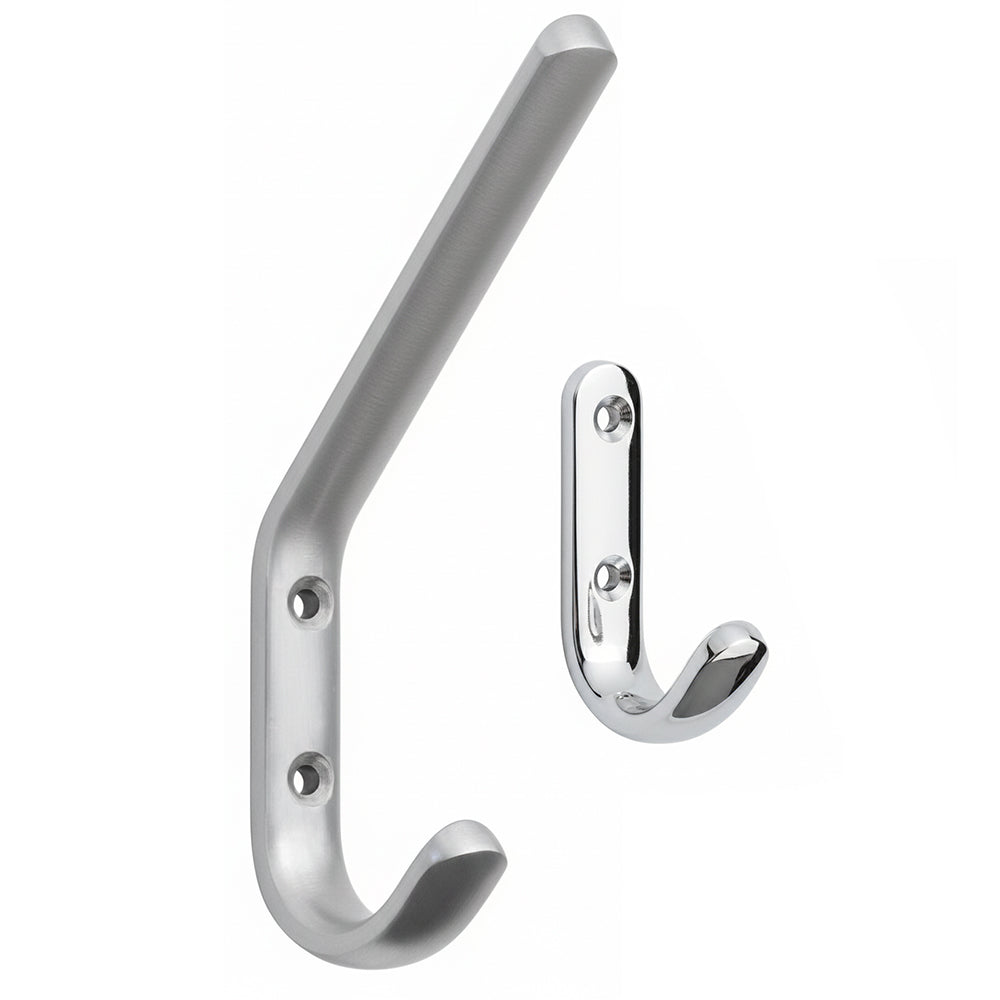 Garderobenhaken Aluminium Ovalprofil