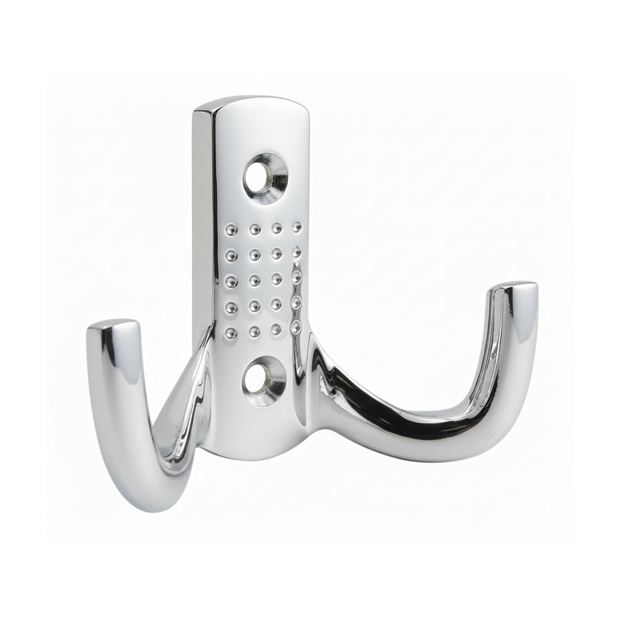 Garderobenhaken Zamak verchromt Mantelhaken poliert
