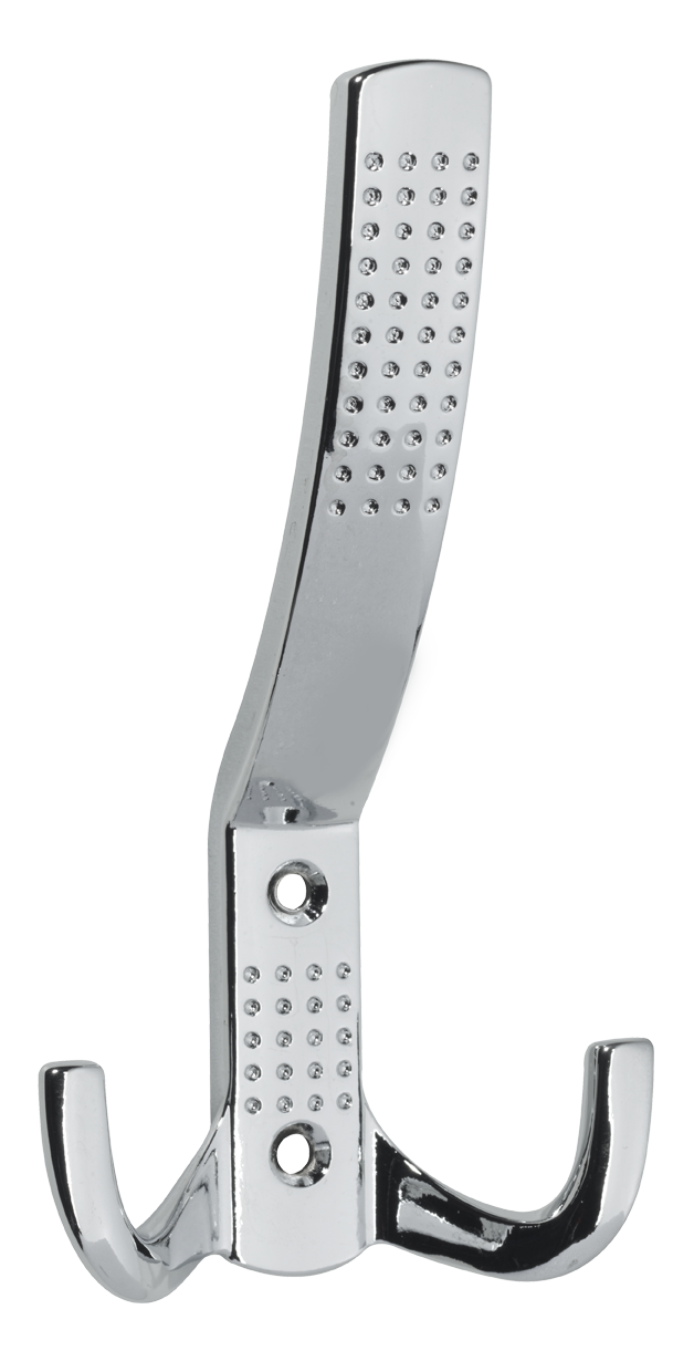 Garderobenhaken Zamak verchromt Huthaken poliert