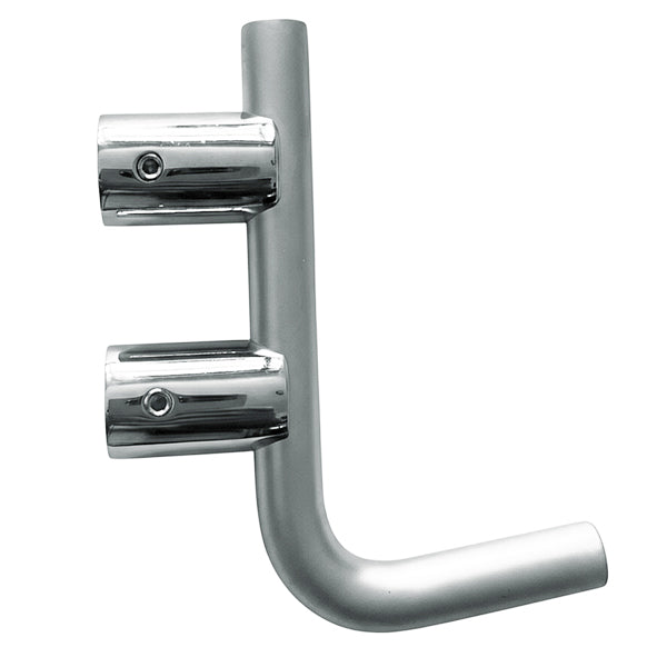Mantelhaken in chrom glänzend und chrom matt