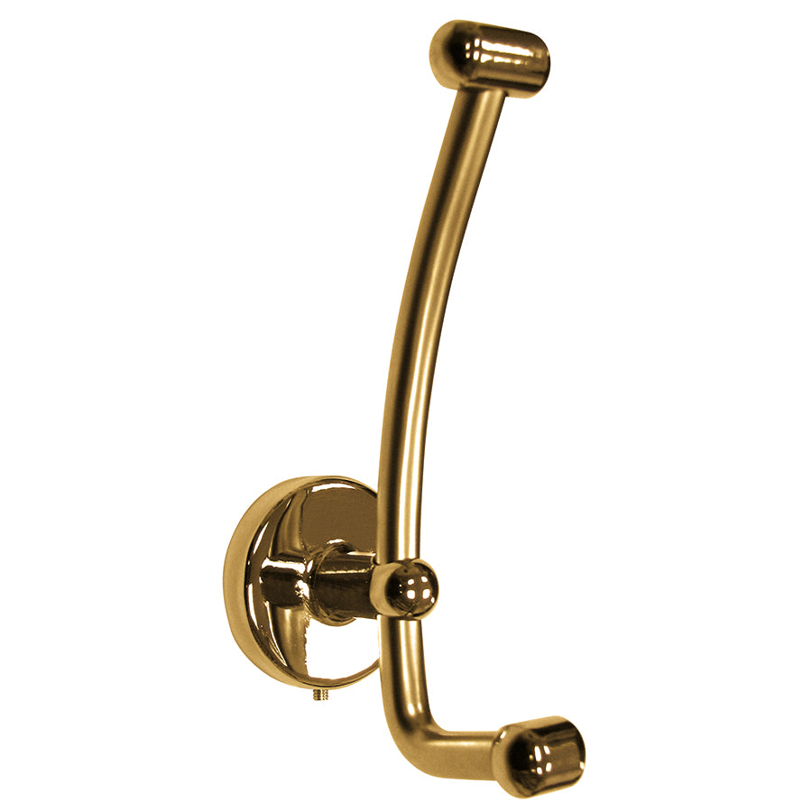 Großer Haken in goldener Optik