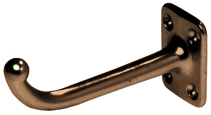 Kirchenbankhaken Aluminium brüniert