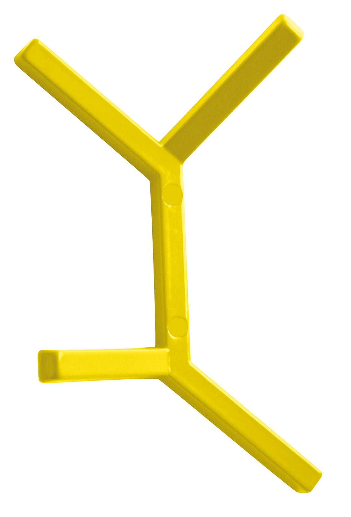 Minimalistischer Design-Garderobenhaken Modell Oslo Wandmontage in der Farbe RAL 1016 Schwefelgelb von MLZD.