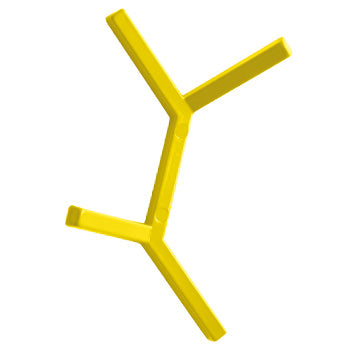 OSLO Wand Kleiderhaken von mlzd RAL 1016 - Schwefelgelb