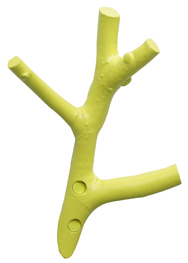 KLEINER AST Design-Haken von Hullmann-Gimmler RAL 1016 - Schwefelgelb