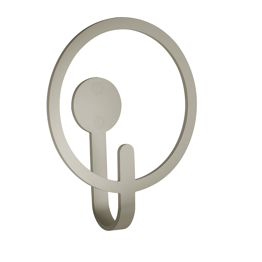 MR. STEED Garderobenhaken von Hadi Teherani silber-farbig beschichtet