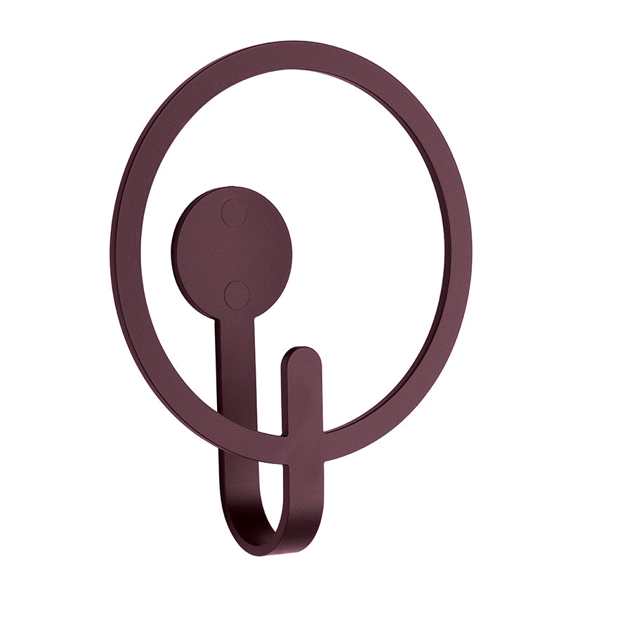 MR. STEED Garderobenhaken von Hadi Teherani RAL 010 20 20 Dunkelmahagoni