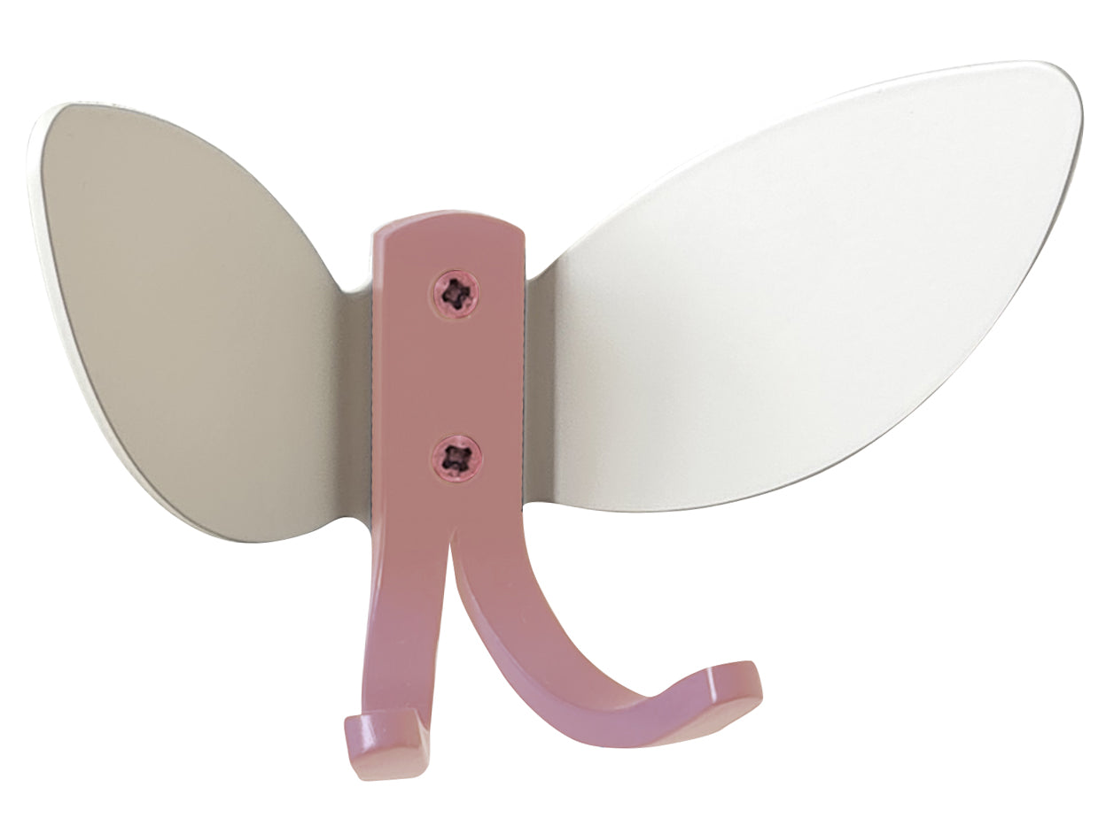 FEENFLÜGEL – Verzauberte Haken von Peter Kirchhoff FEENFLÜGEL + Vollmann+Schmelzer Huthaken doppelt mattsilber