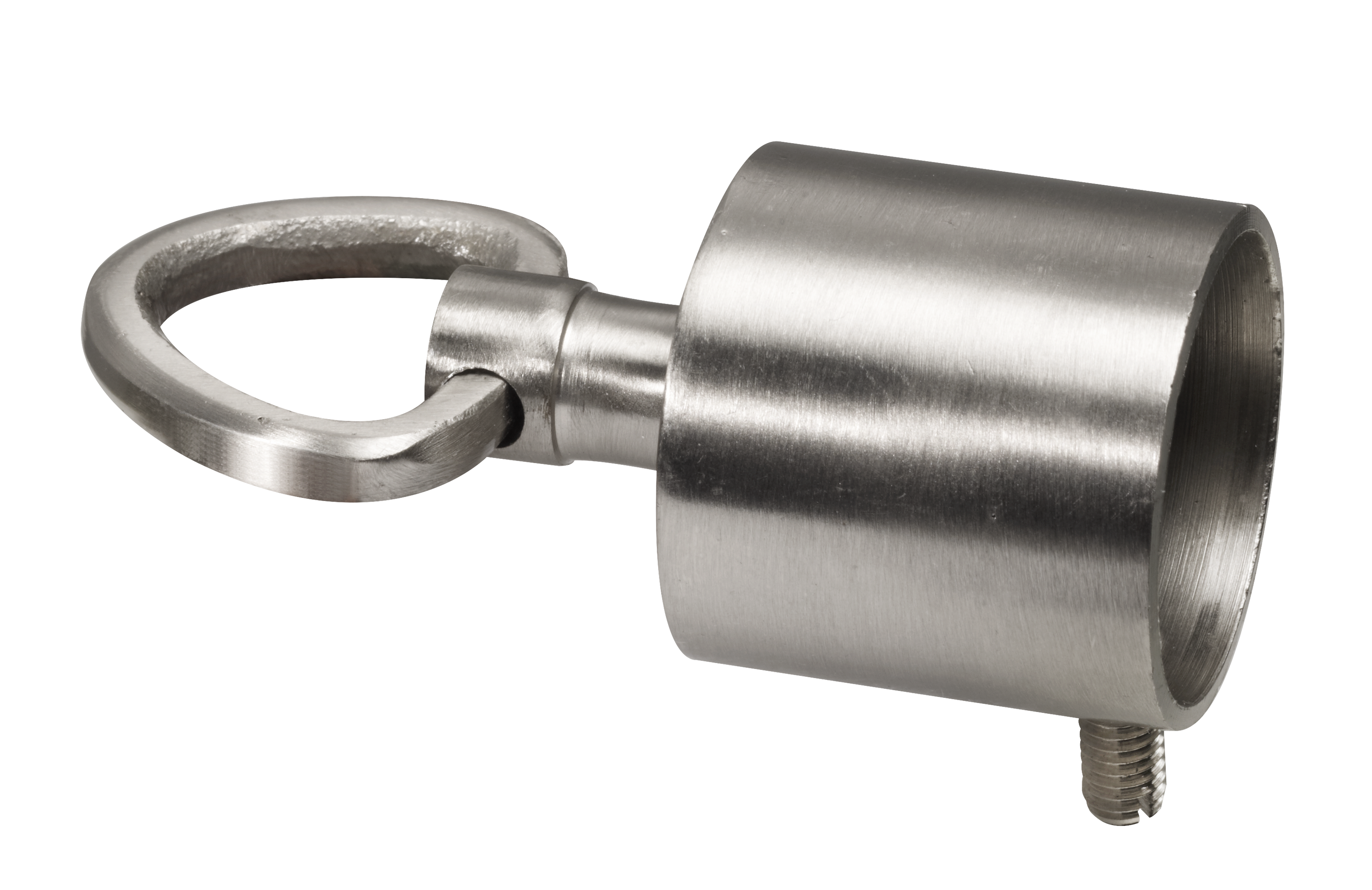 Seilendbüchsen mit Ring Messing brüniert Ø 30 mm