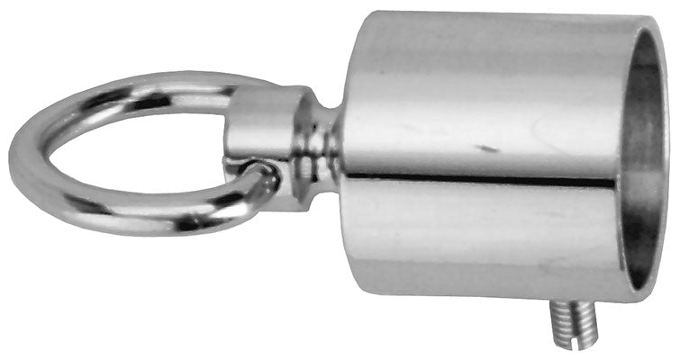 Seilendbüchsen mit Ring Messing brüniert Ø 30 mm