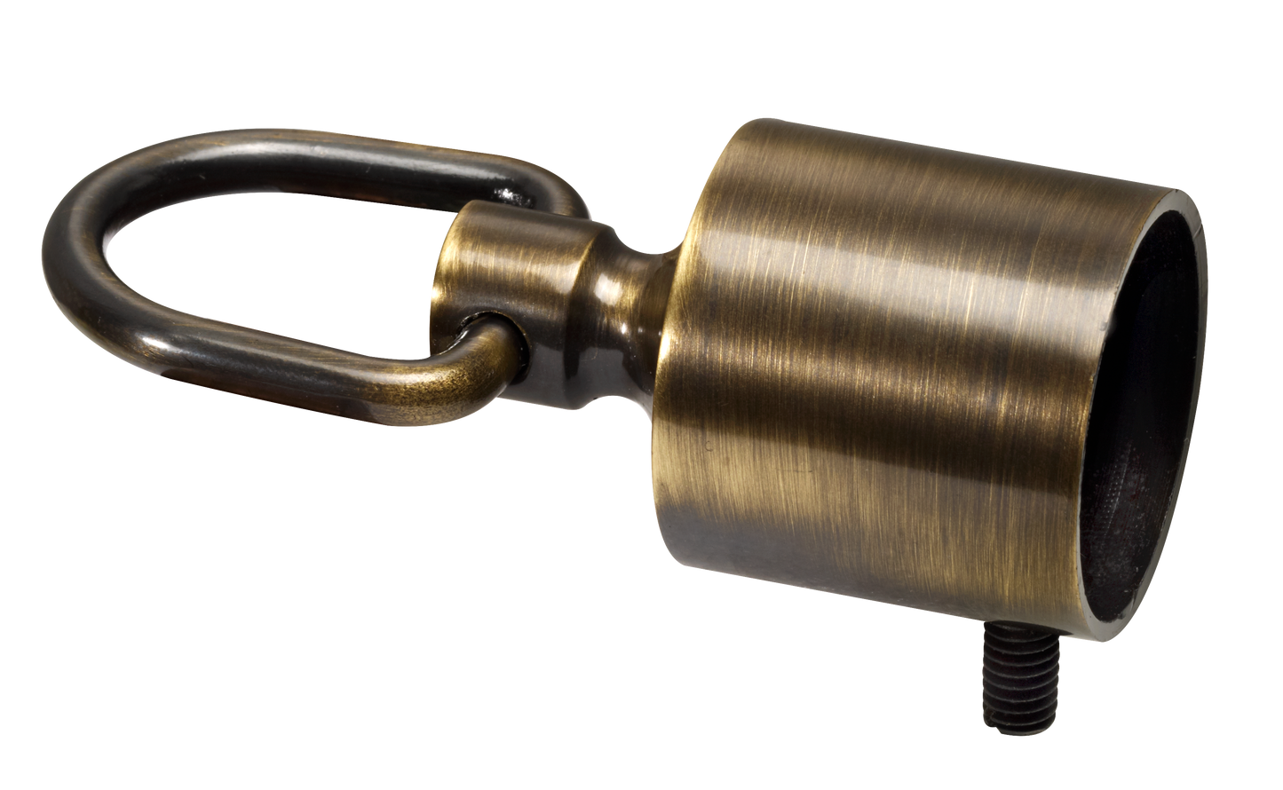 Seilendbüchsen mit Ring Messing brüniert Ø 30 mm