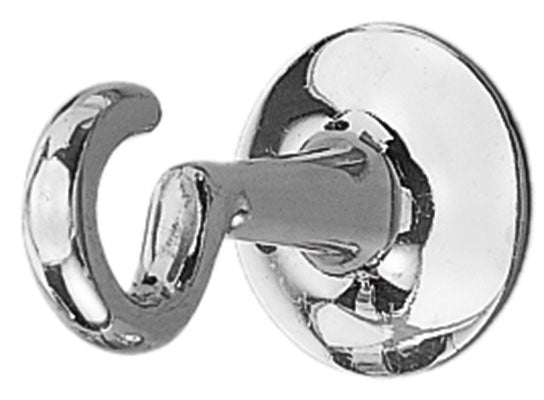 Seilendhaken mit Stockschraube Messing Messing brüniert