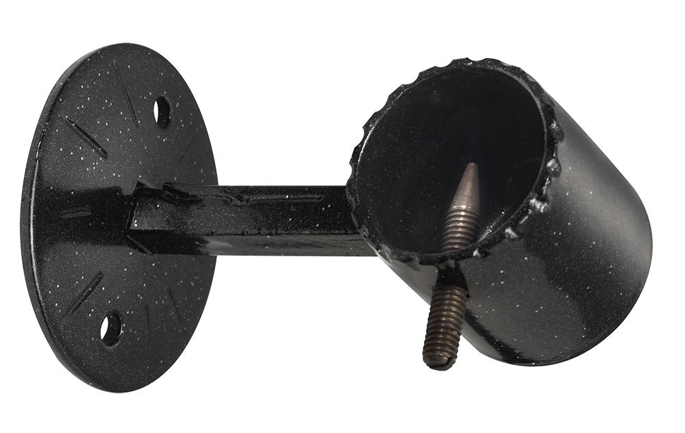 Seilendhalter Schmiedeeisen links kurz 70 mm