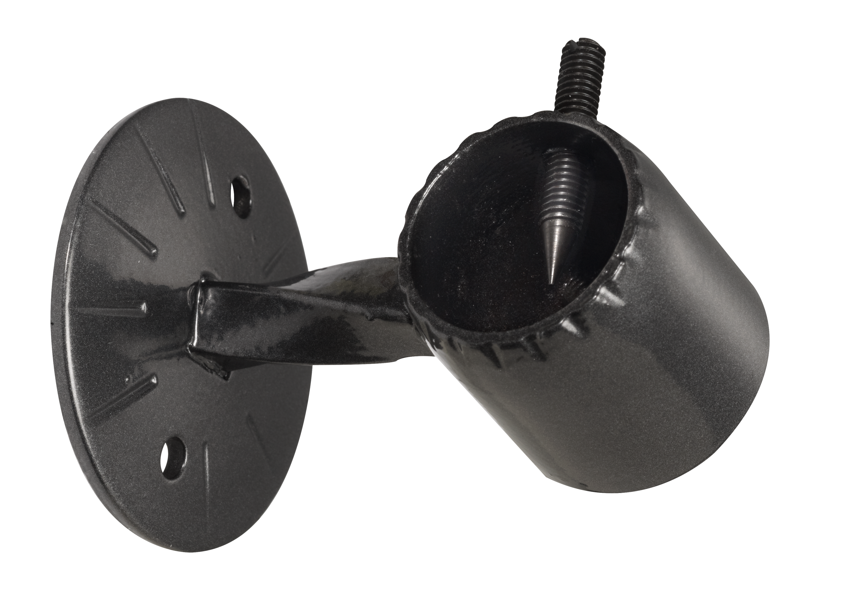 Seilendhalter Schmiedeeisen links kurz 70 mm