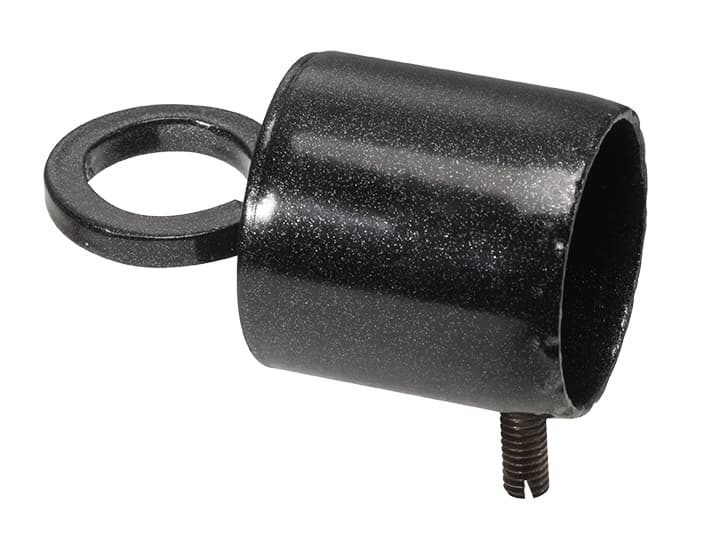 Seilendbüchsen mit Ring, Schmiedeeisen Ø 30 mm