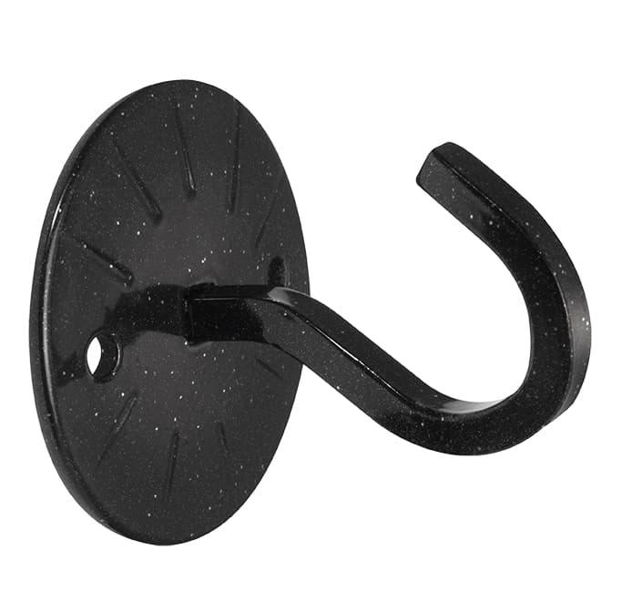 Seilendhaken Schmiedeeisen mit Schraublöcher 