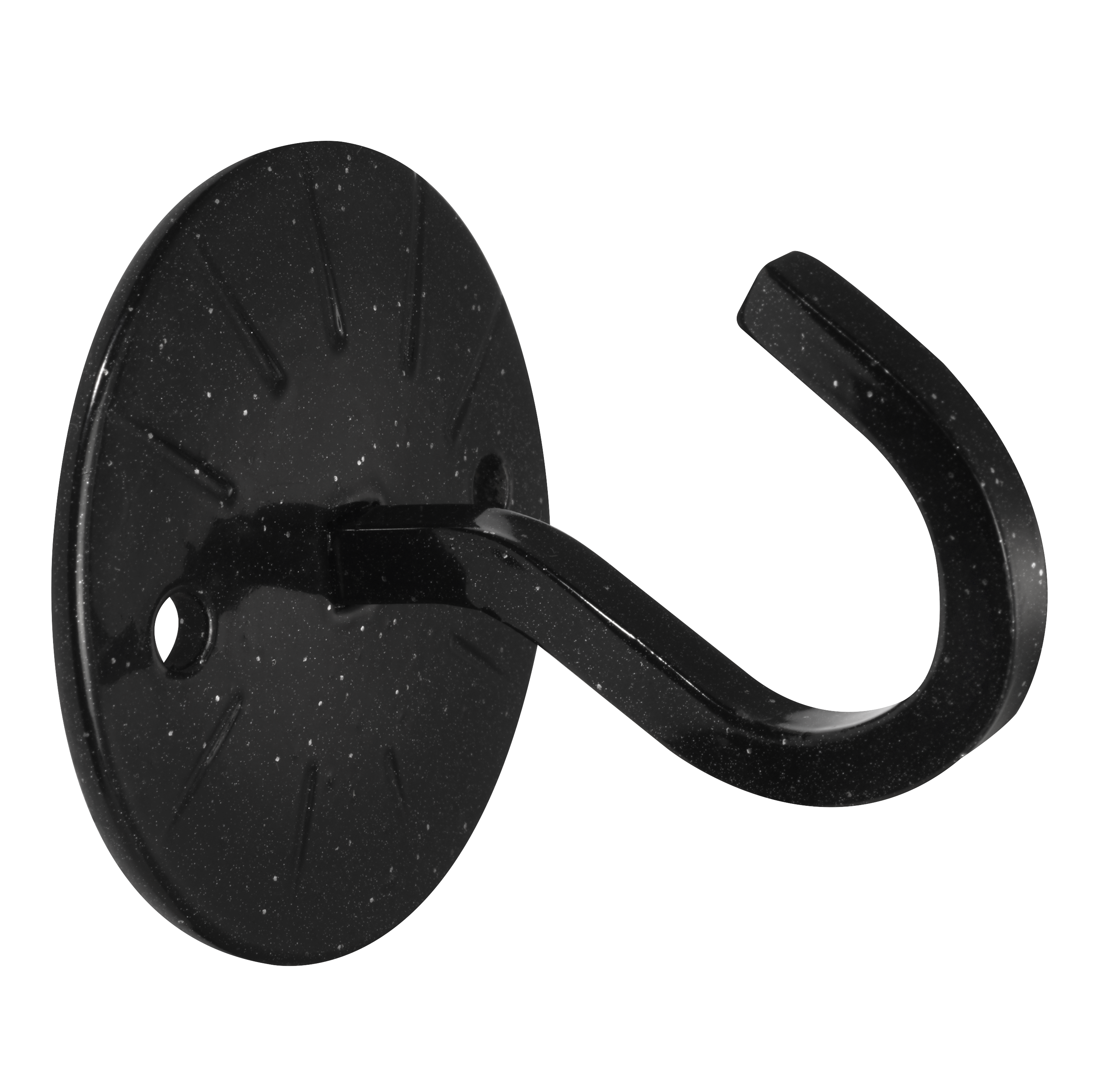 Seilendhaken Schraublöcher, Schmiedeeisen