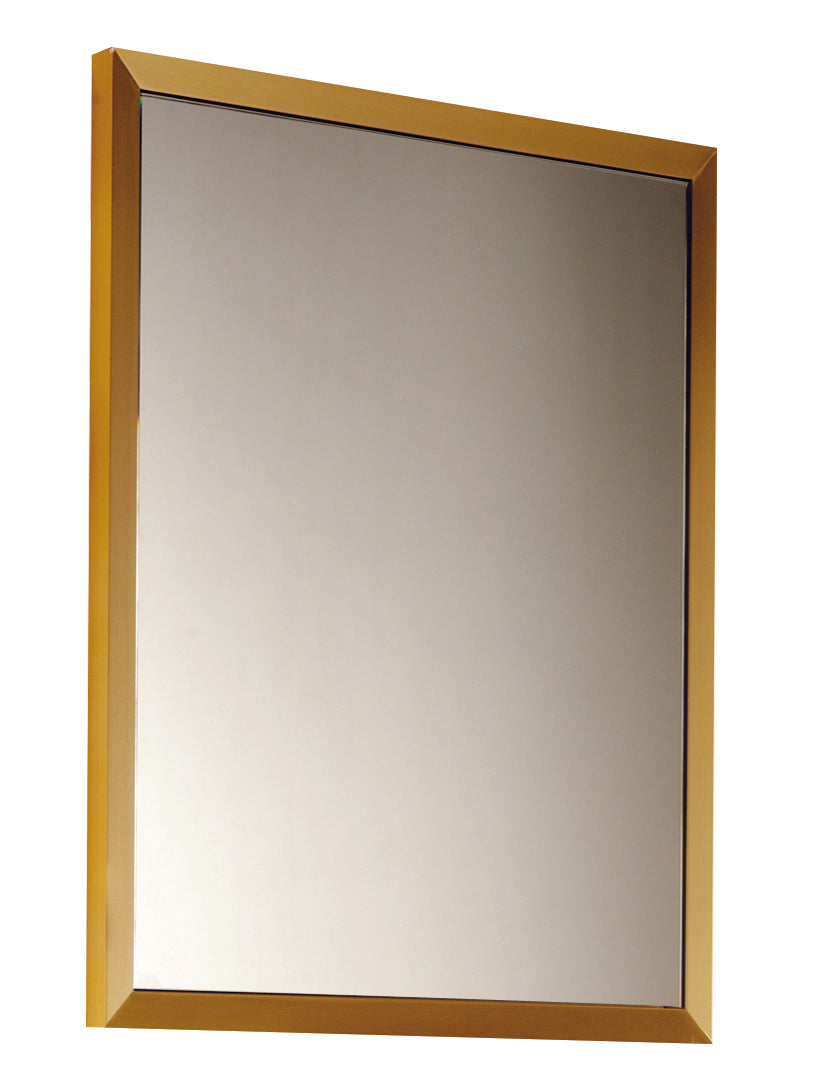 Garderobenspiegel Vierkantrohr Messing