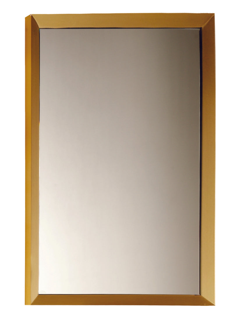 Garderobenspiegel Vierkantrohr Messing