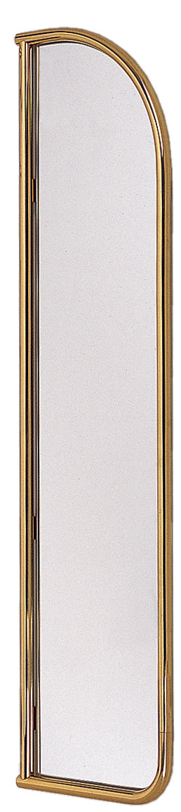 Garderobenspiegel Cathedral rechts Messing