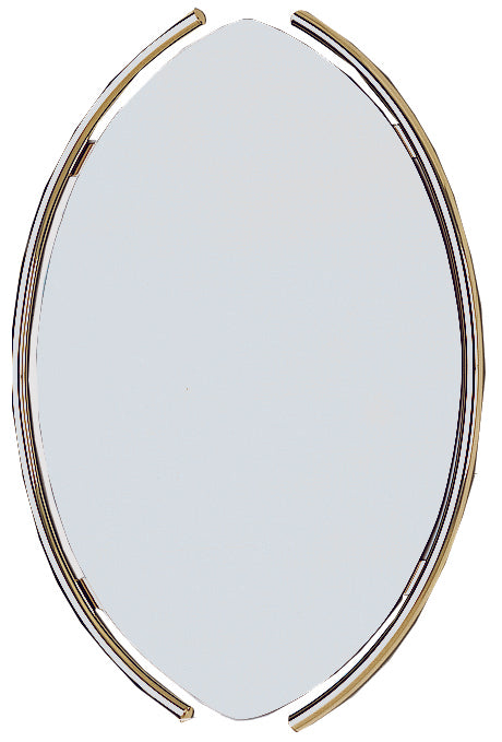 Garderobenspiegel Bogen Messing