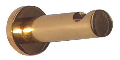 Stabhaken mit Kerbe Messing