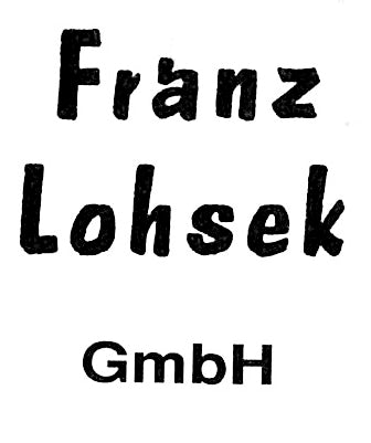 F. Lohsek – Unterbau-Drehhaken