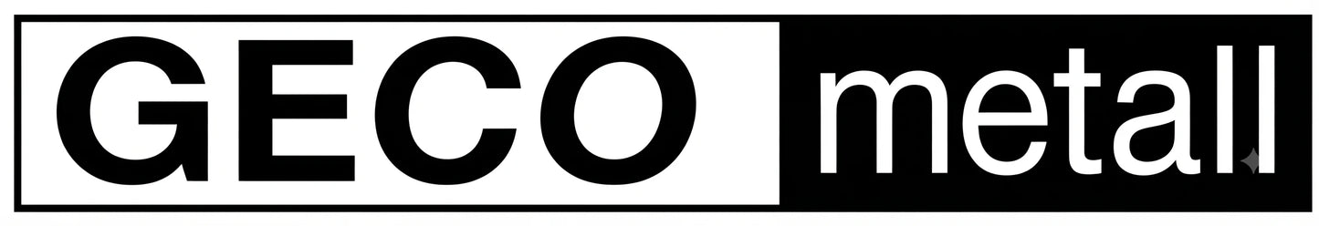 Das Logo der Firma GECO Metall.