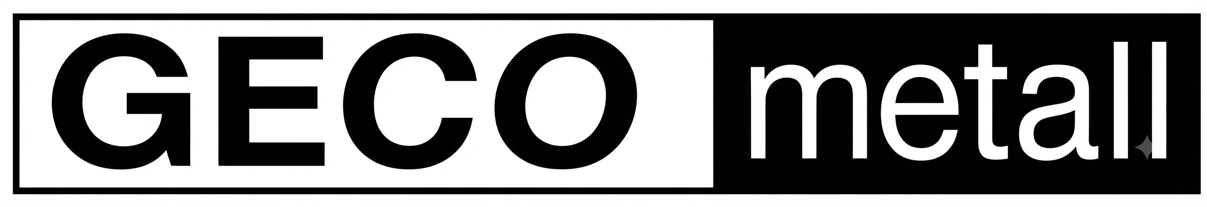 Das Logo der Firma GECO Metall.